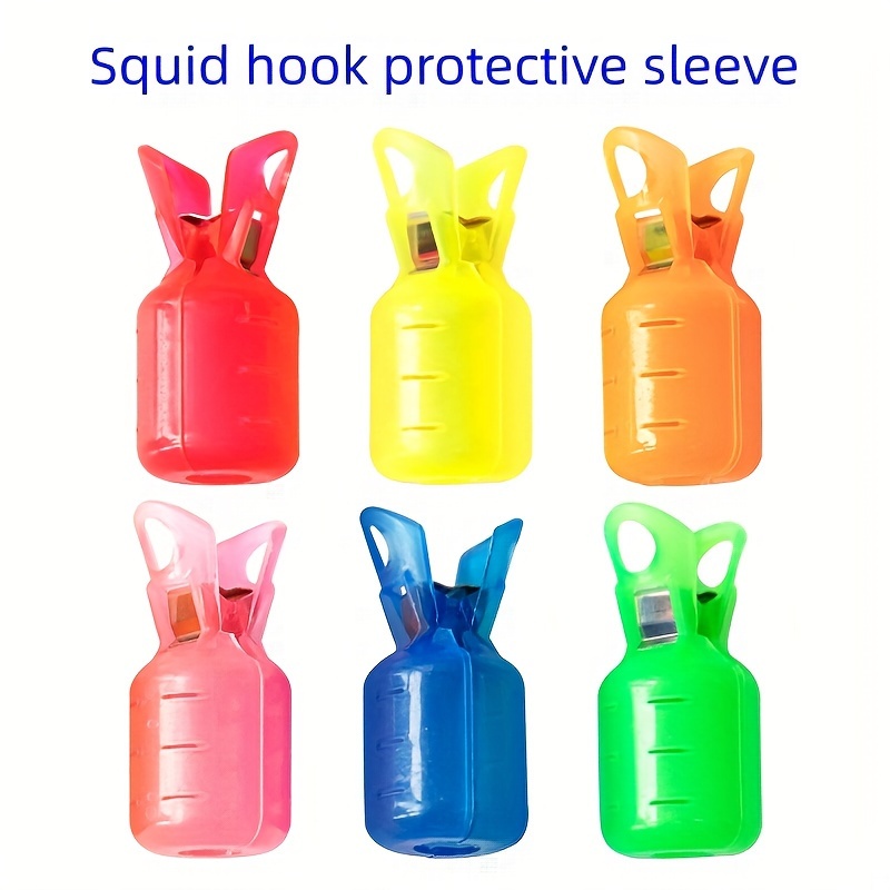 Squid Hook Protective Cover Buckle Tail Hook Cover Sea - Temu