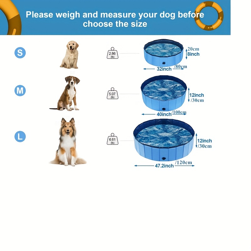 Foldable Paddling Pool for Dogs - Keep Your Pet Cool and Happy