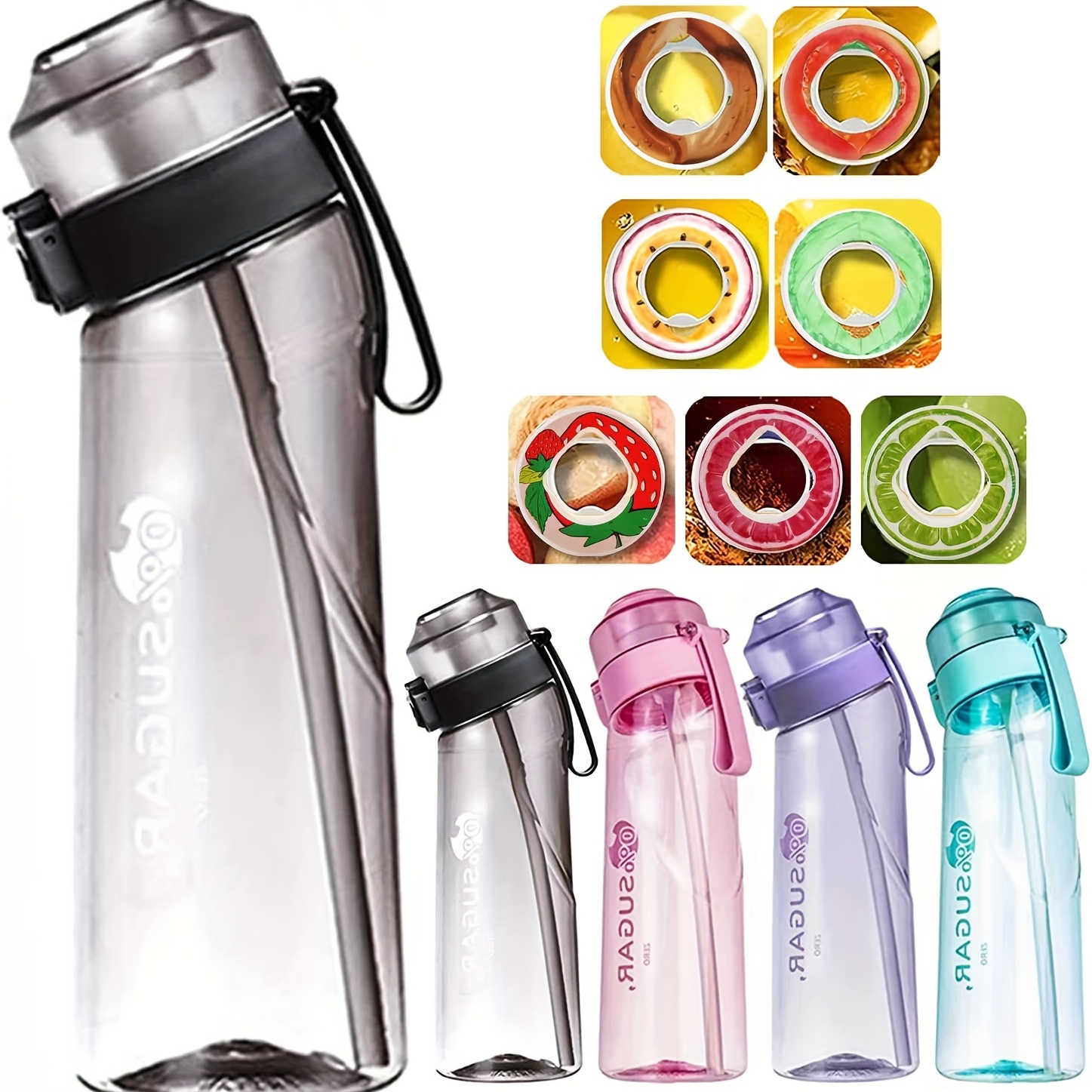 2023 New Fruit Fragrance Water Bottle, Scent Water Cup, flavor pods for water  bottle
