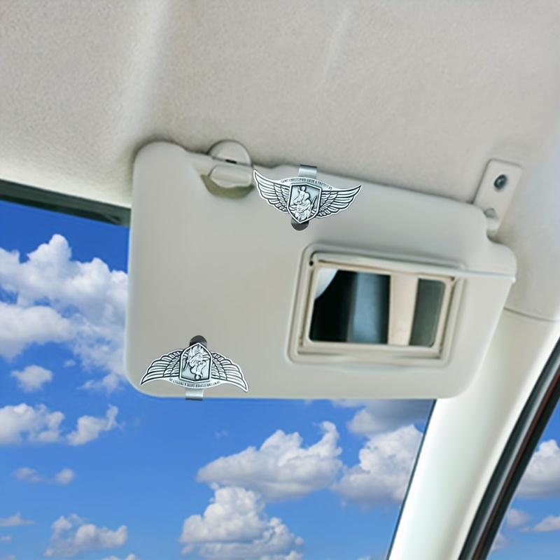 Saint Chrisstopher Guide Protect Car Visor Clip Angel Visor Temu New