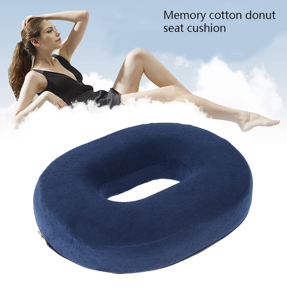Donut Pillow Seat Cushion Car Seat Pad Memory Foam Relieving - Temu