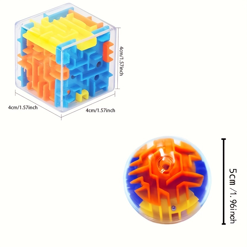  Bola de laberinto 3D, rompecabezas de laberinto mágico para  desafío de inteligencia, imaginación, cognición espacial, coordinación y  equilibrio, bolas diminutas juego de rompecabezas (azul) : Juguetes y Juegos