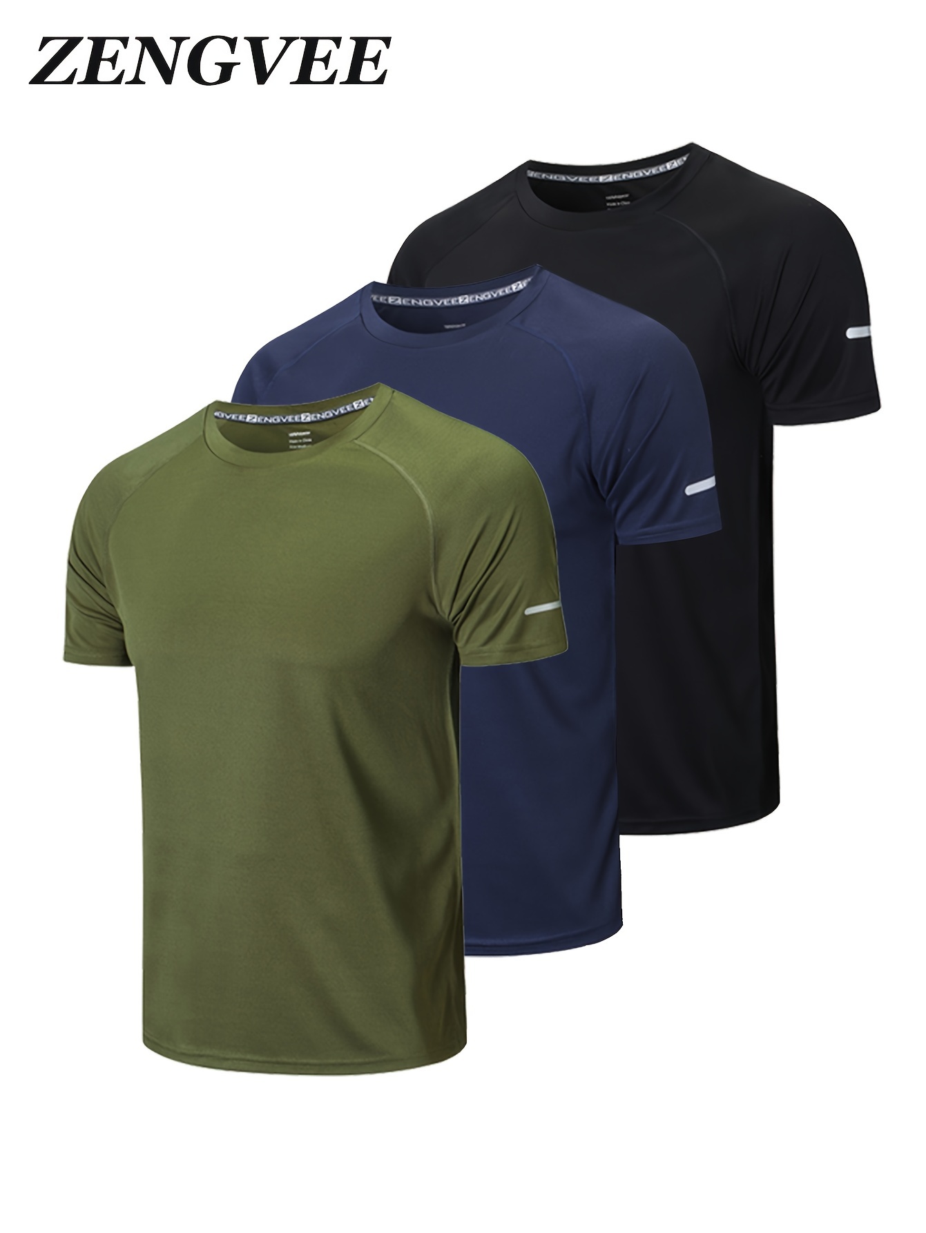 Men's Quick dry Sports Top: High Stretch Breathable Base - Temu Canada
