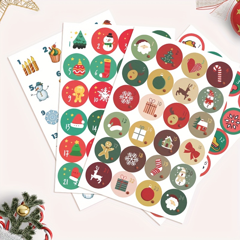 Christmas Stickers For Christmas Ornament Stickers Holiday - Temu