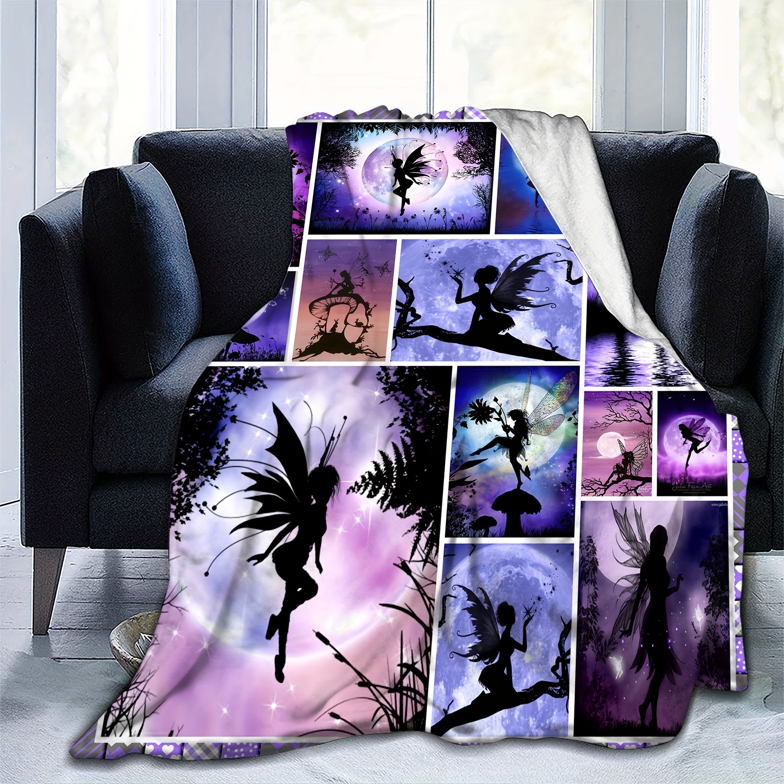 Purple best sale christmas blanket