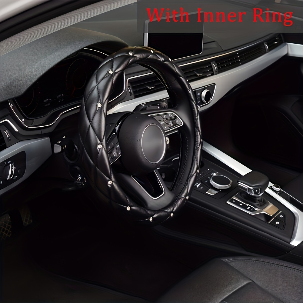 Luxury Crystal Colorful Rhinestone Car Steering Wheel Cover - Temu