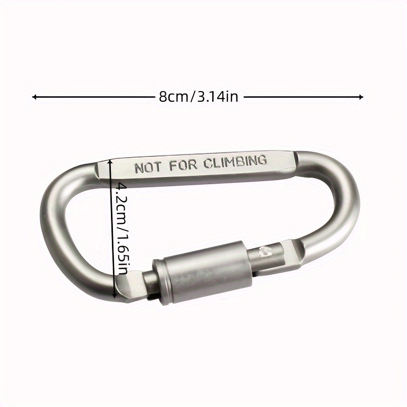 Mini Aluminum Carabiner Keychain With Snap Clip Hooks Durable For Camping  Hiking Accessories, And EDC From Danny2014, $0.44