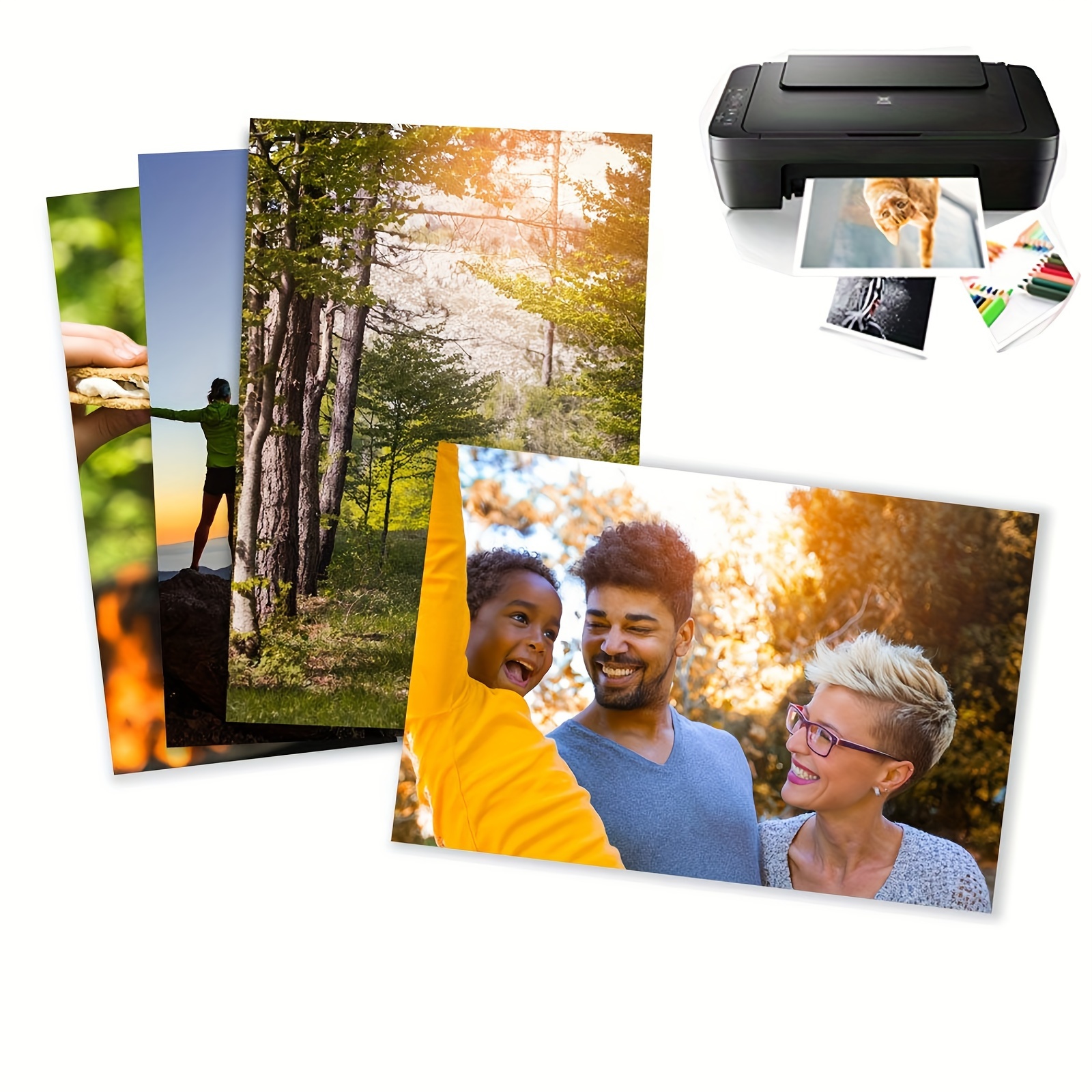 Printable Magnetic Sheets 8.5x11 Matte Magnet Photo Paper Cutable for  Inkjet + Laser Printers, Cricut, 5 Sheets, DIY Signs, Crafts, Photo Ablums