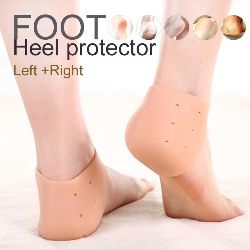 Silicone Heel Protector Heel Cushion Heel Pads Gel Heel Cups - Temu