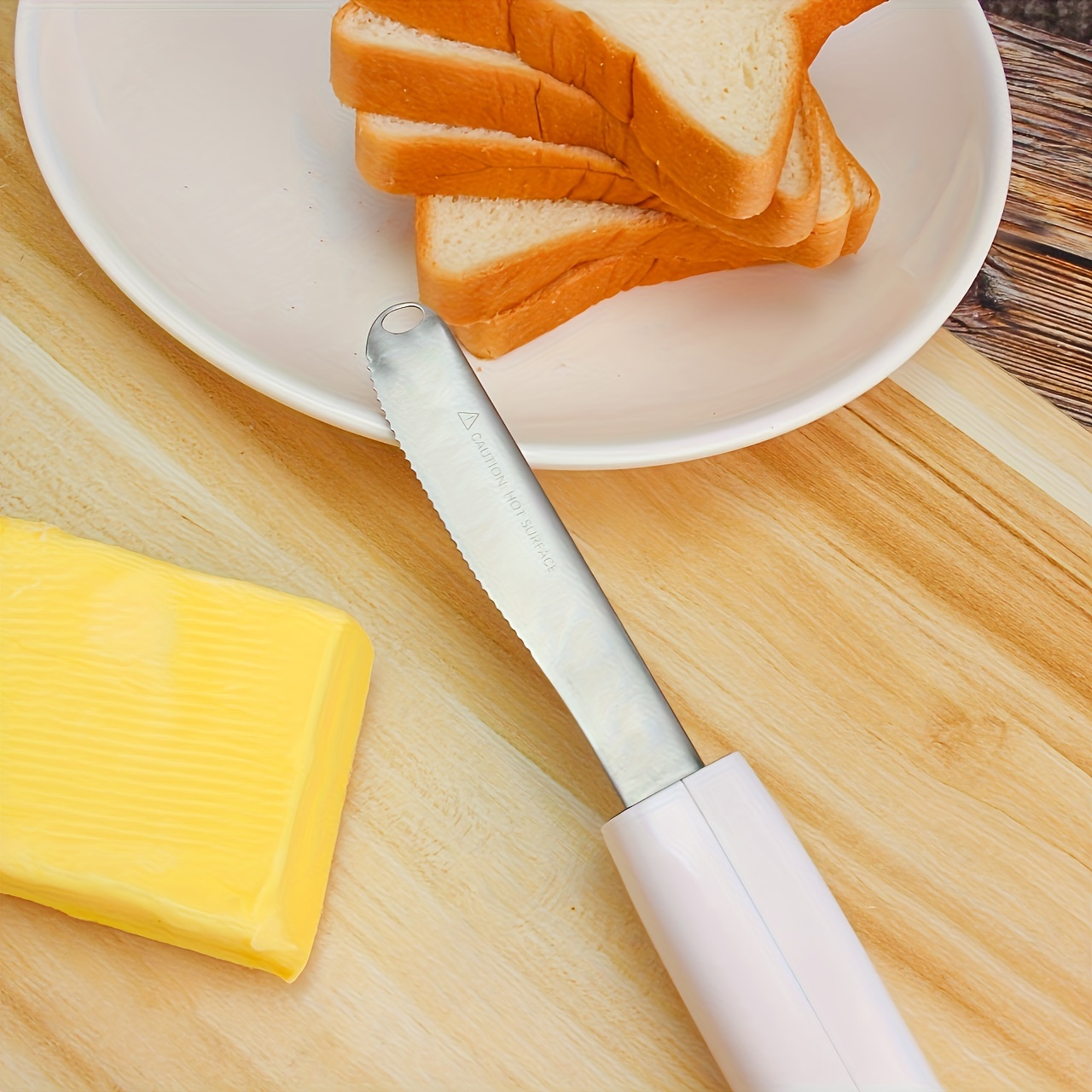 Rechargeable Electric Warm Butter Knife Heated Spreader for