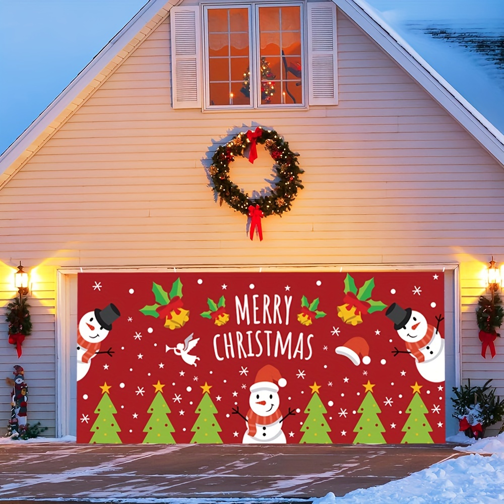 Garage Door Christmas Banner - Temu Canada