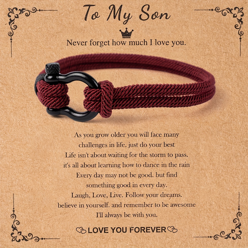 To My Son Gift Son Keepsake Gifts From Mom Son - Temu