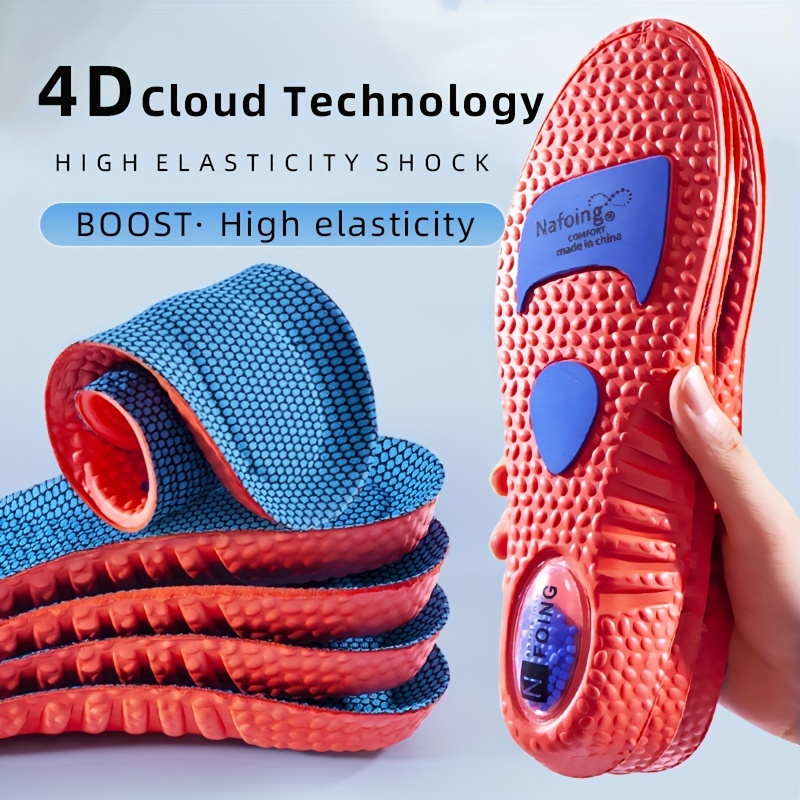 Eva Insoles Shoes Sole Shock Absorption Deodorant Breathable - Temu