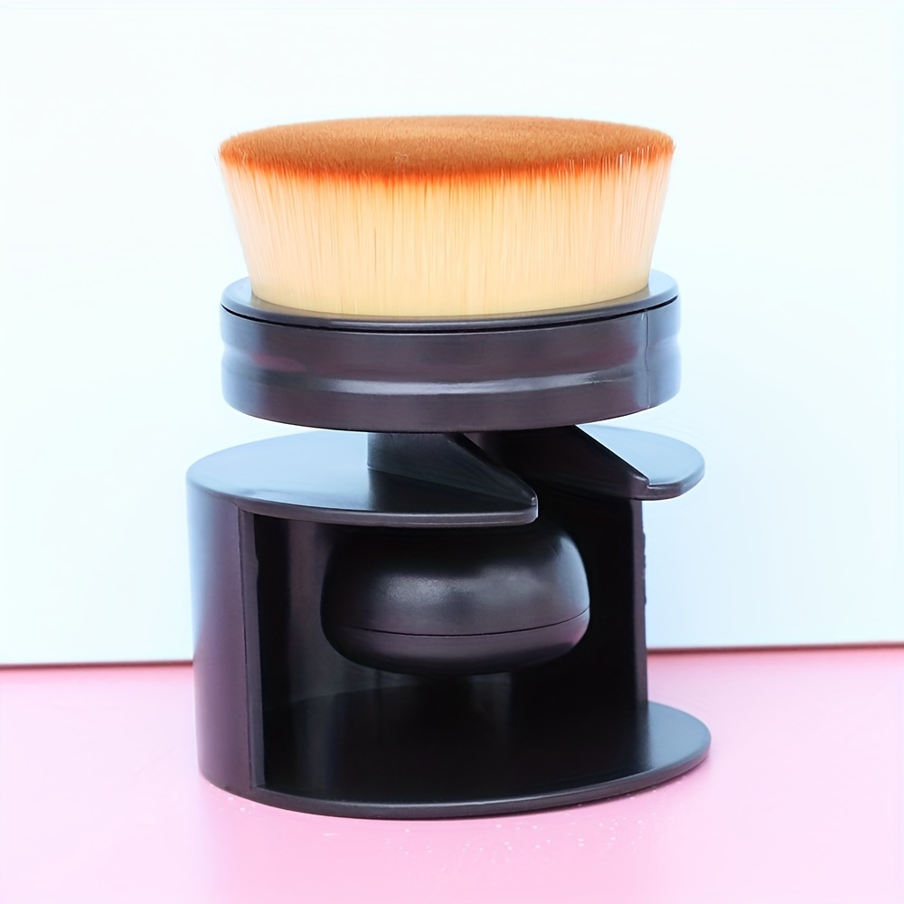 

Large Foundation Brush For Smooth And Even Application - Perfect For Liquid, Cream, And Powder - Ideal For Blush And Makeup - Protects Skin From Harsh Bristles