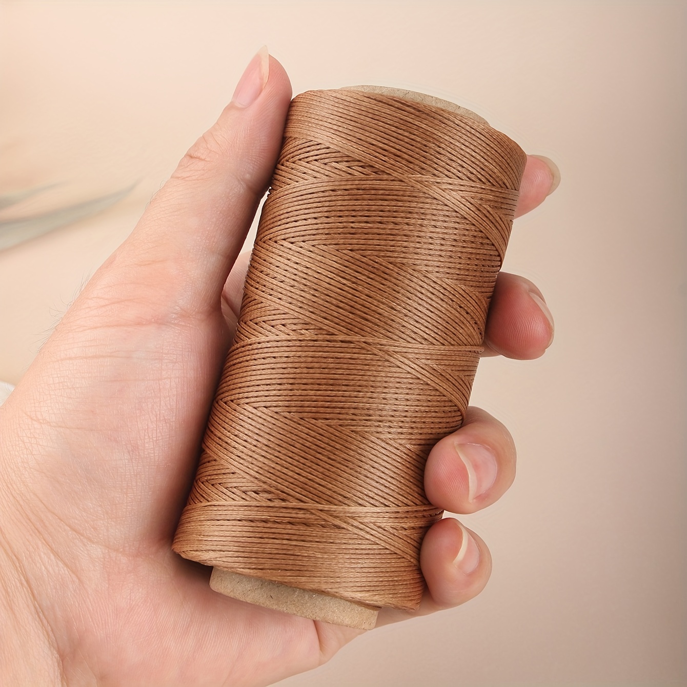 Thickness Flat Waxed Thread Sewing Thread Waxed Cord Thread - Temu