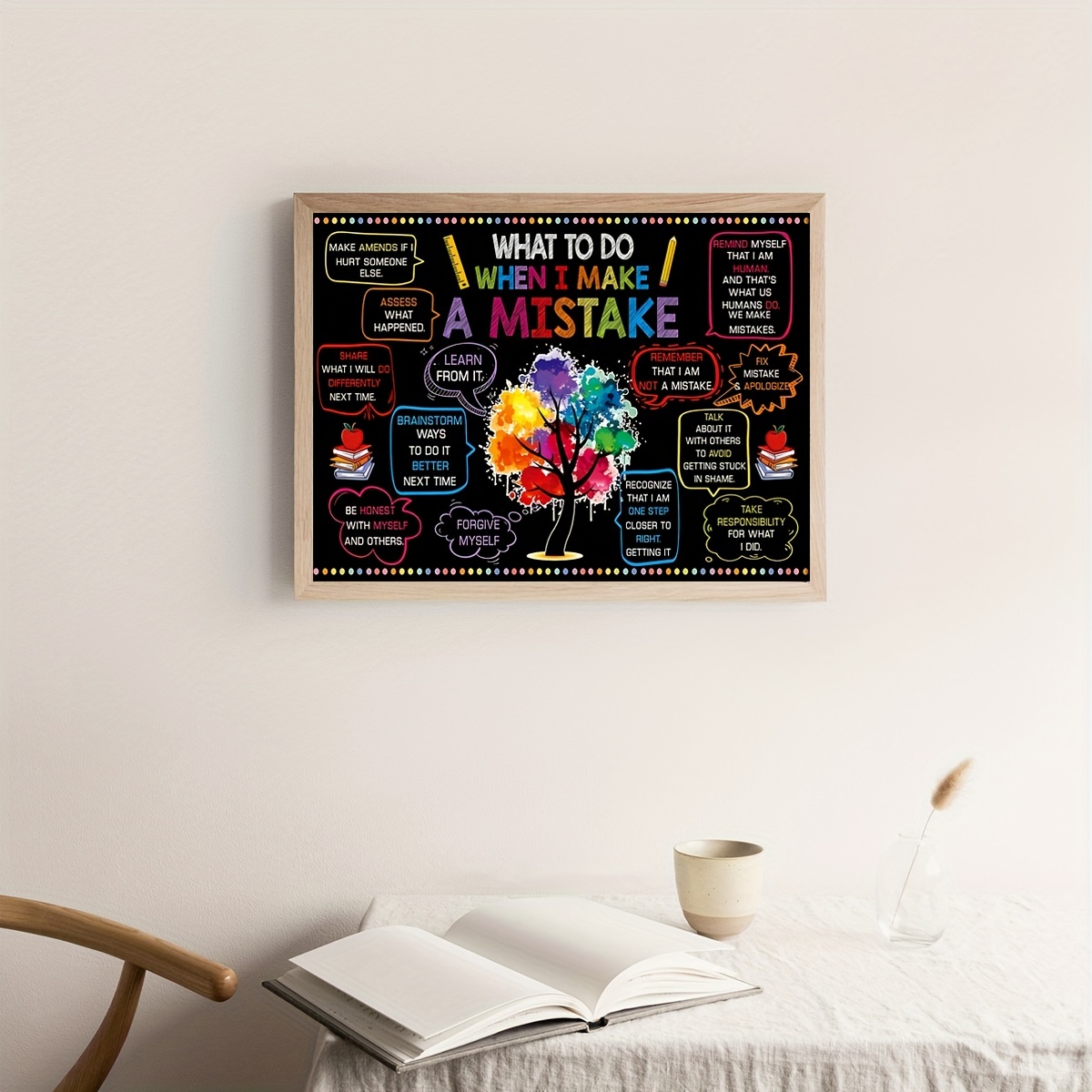Canvas Poster: Make Amends Art Print