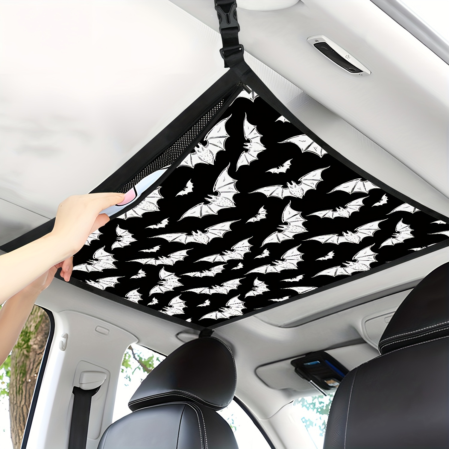 Car interior roof discount storage