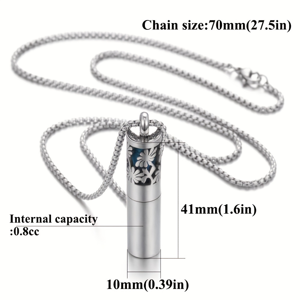 Aromatherapy Diffuser Necklace for Men