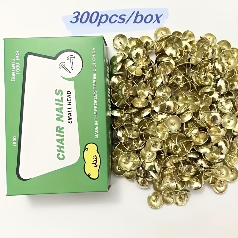 Golden Thumb Tacks With Round Great For Bulletin Boards - Temu