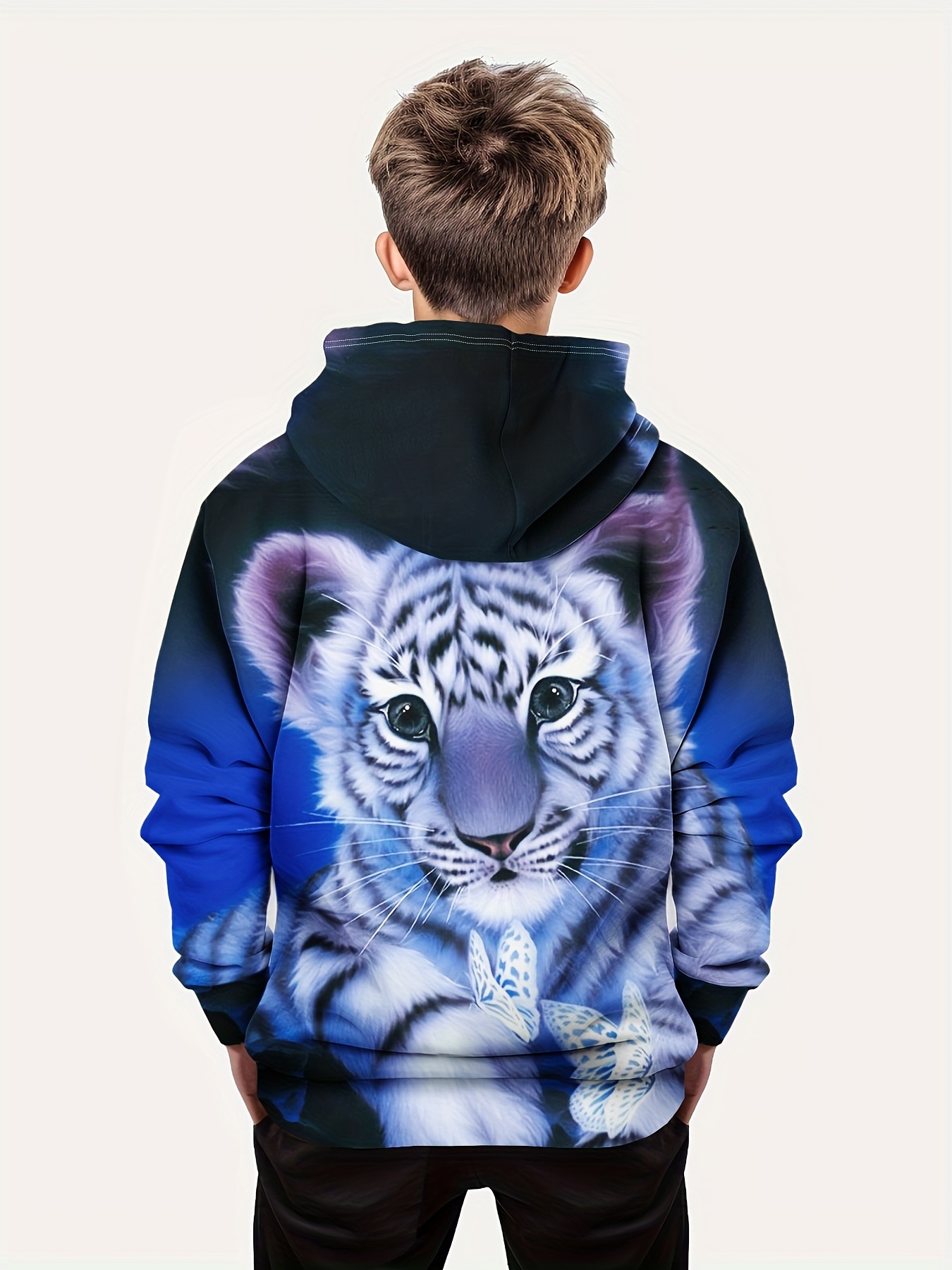 Kids shop tiger hoodie