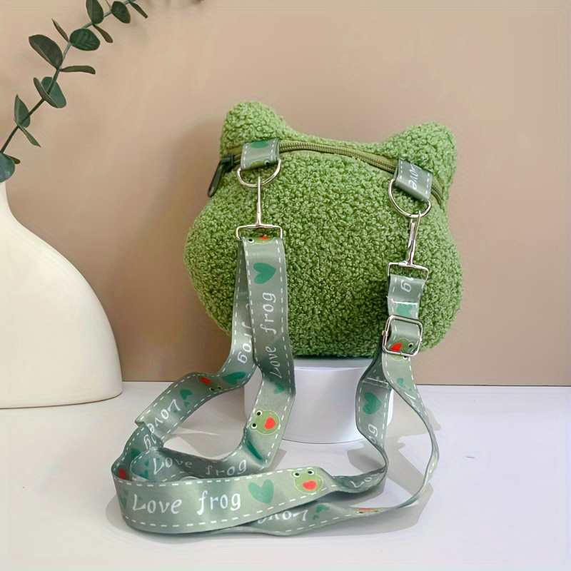 Cute Frog Plush Bag Perfect Decorated Crossbody Bag Birthday - Temu Canada