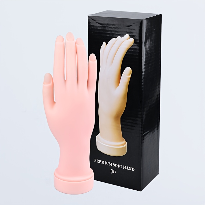 Practice Hand For Acrylic Nails Practice Hand Mannequin Hands For Nails  Practice Nail Art Hand Nail Training Hand Fake Hand For Beginners