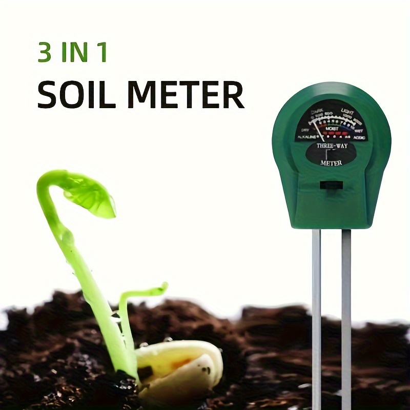 3-in-1 High-precision Soil Detector, Humidity Meter, Ph Value, Ph Value,  Flowers And Plants For Household Use - Temu