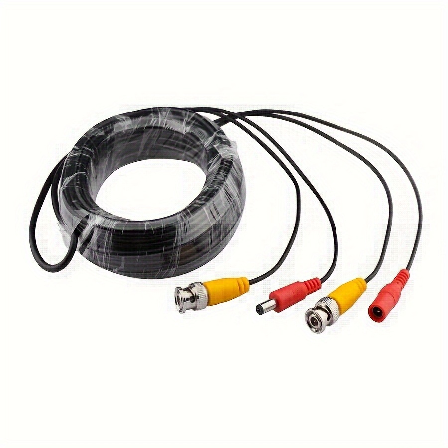 Ahd Cctv Cable Video+power Cord Hd Camera Extend Copper Wire - Temu