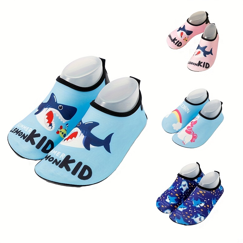 Calcetines de natación para niñas y niños, zapatos antideslizantes para  bebés y niños, zapatos de dibujos animados, zapatos de agua para bebés y  niños