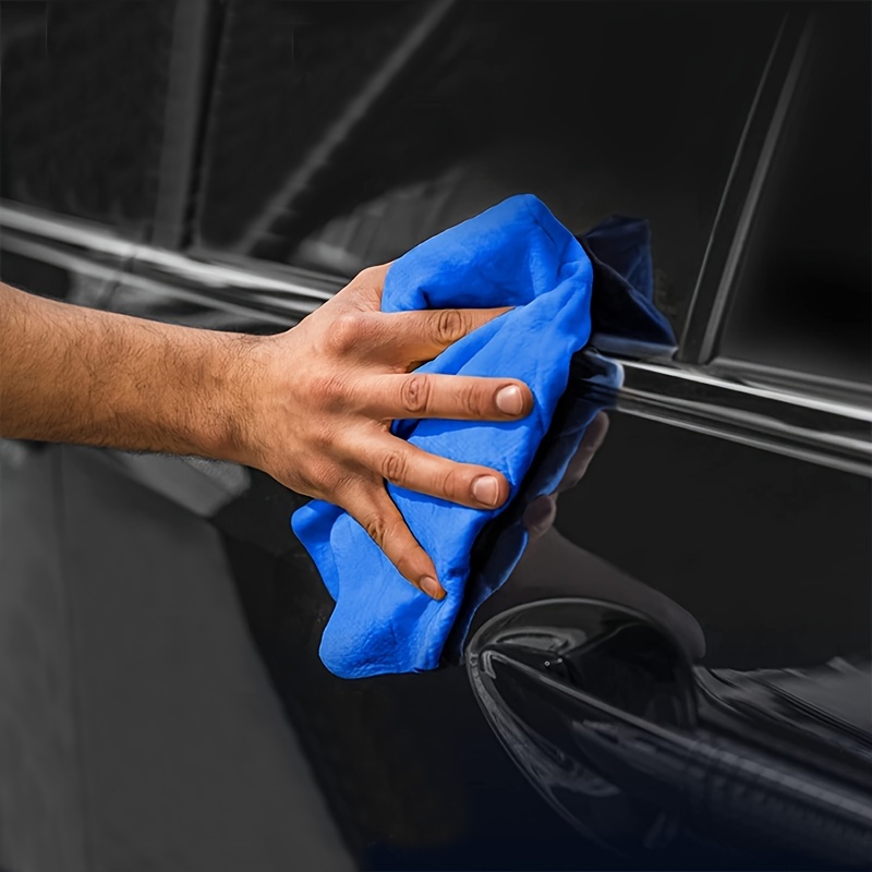 Car Cleaning Chamois Cloth Car Drying Towel Shape - Temu
