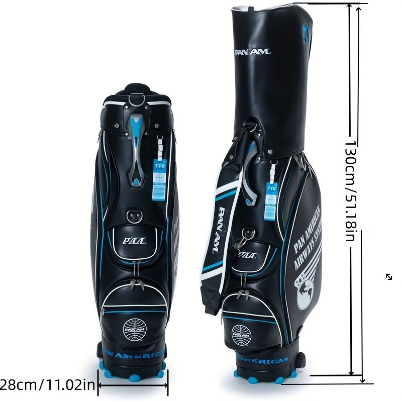 1pc hidden trolley design golf bag with wheels golf club bag golf accessories