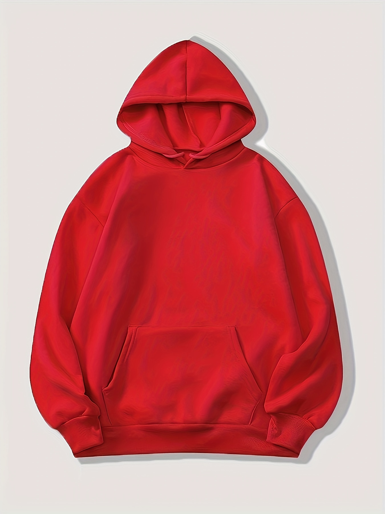 Red 2025 baggy hoodie