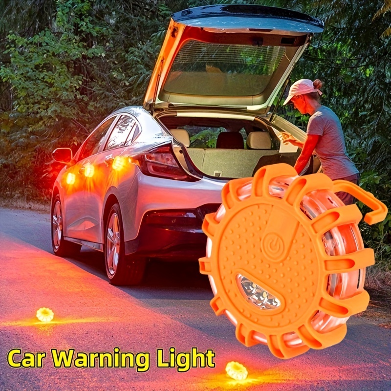  OurLeeme Luz LED de advertencia de emergencia para coche,  advertencia de emergencia de peligro de baliza, advertencia, luz  estroboscópica para vehículo (1 unidad)), CPB50407113CHE18T0MJ26E3 :  Automotriz