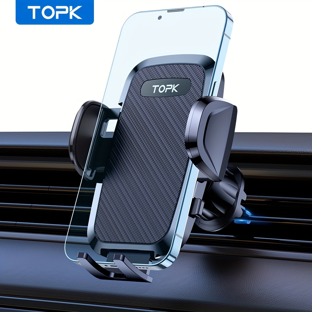 Big Phones & Thick Cases? No Problem! Car Air Vent Phone Mount - The  Ultimate Hands-free Cell Phone Holder! - Temu