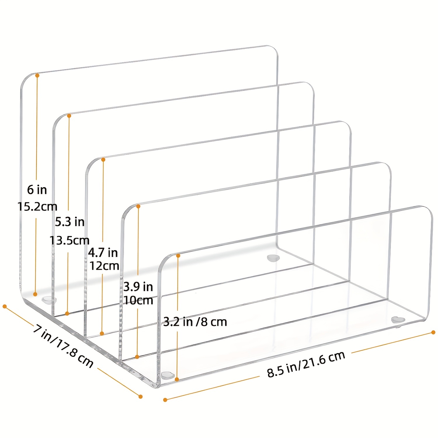 Portadocumenti In Acrilico Da 4/6 Pezzi, Organizer Inclinato Montato A  Parete, Ripiano Portadocumenti Sospeso, Set Di Organizer Per File  Trasparenti Da Parete, Contenitore Multiuso, Forniture Per Ufficio  Scolastico A Casa - Temu Switzerland