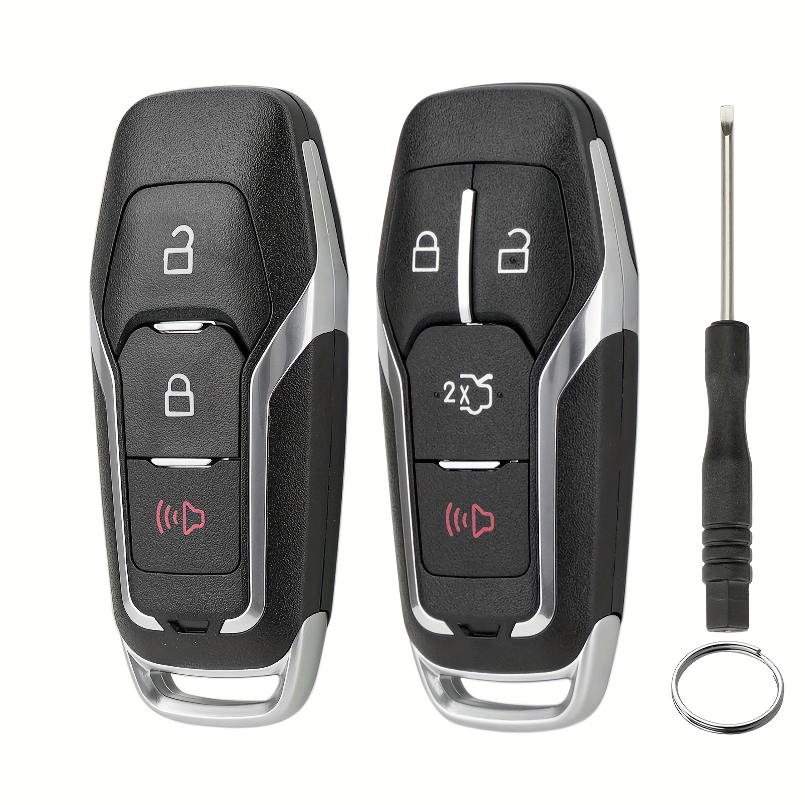 Schlüssel inklusive 8E Transponder Chip für Audi - Schlüsselblatt