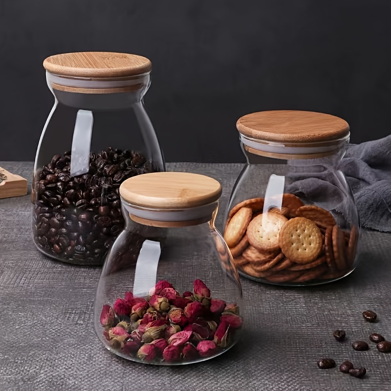 High Quality Borosilicate Spice Glass Jar Food Storage Containers