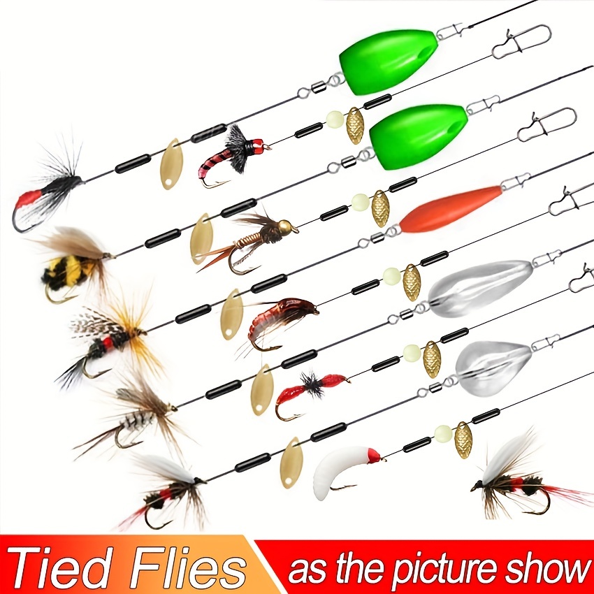 Artificial Fly Fishing Lures Sharp Hook Freshwater Saltwater - Temu Canada