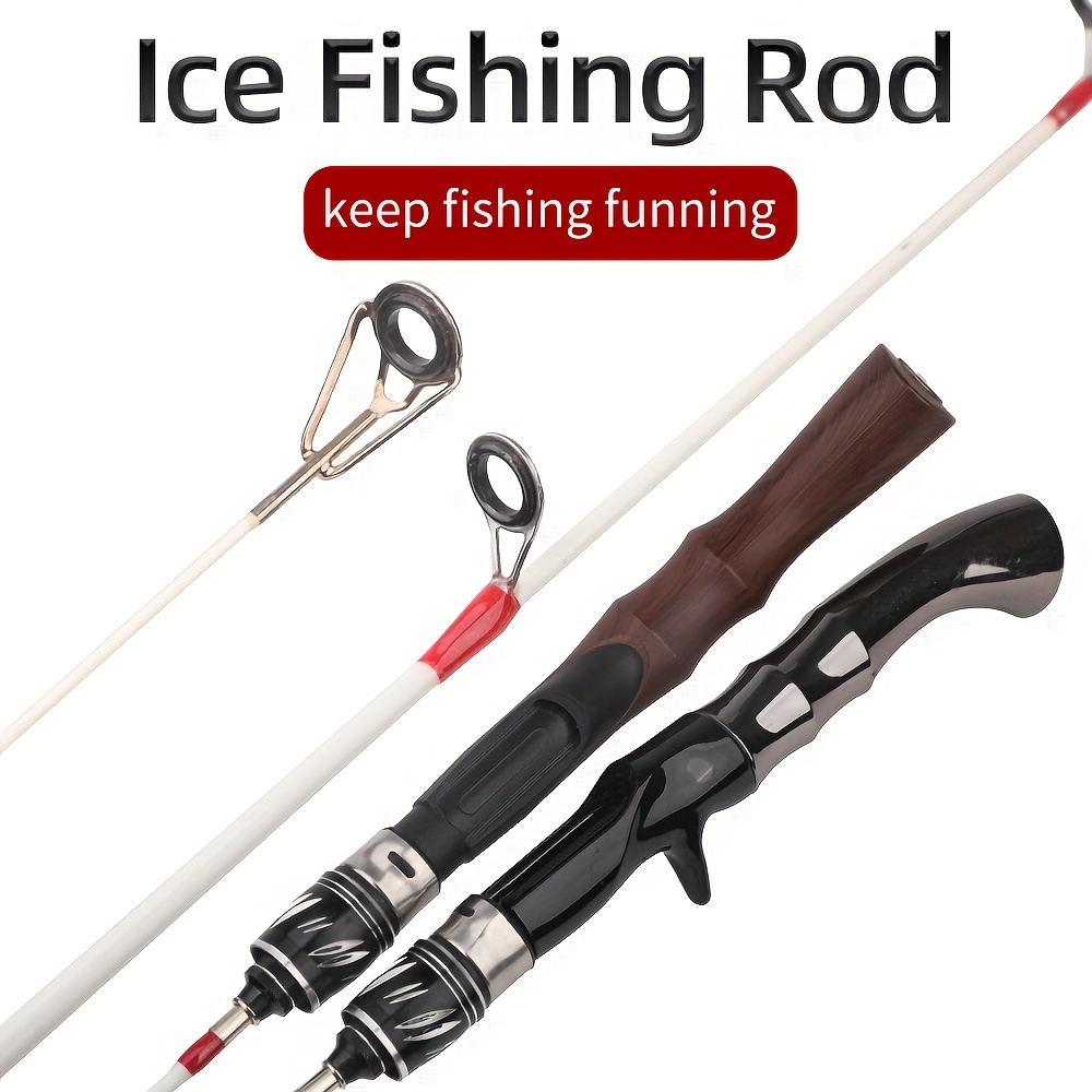 Portable Ice Fishing Rod Ultralight Short Fishing Pole - Temu Canada