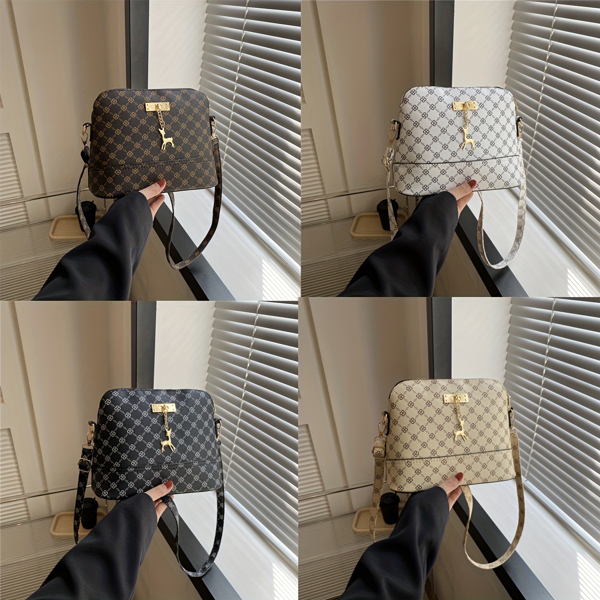 Simple Classic Shoulder Bag, Textured Middle Aged Top Handle Satchel Bag,  Tassel Decor Pu Leather Bag For Mom - Temu