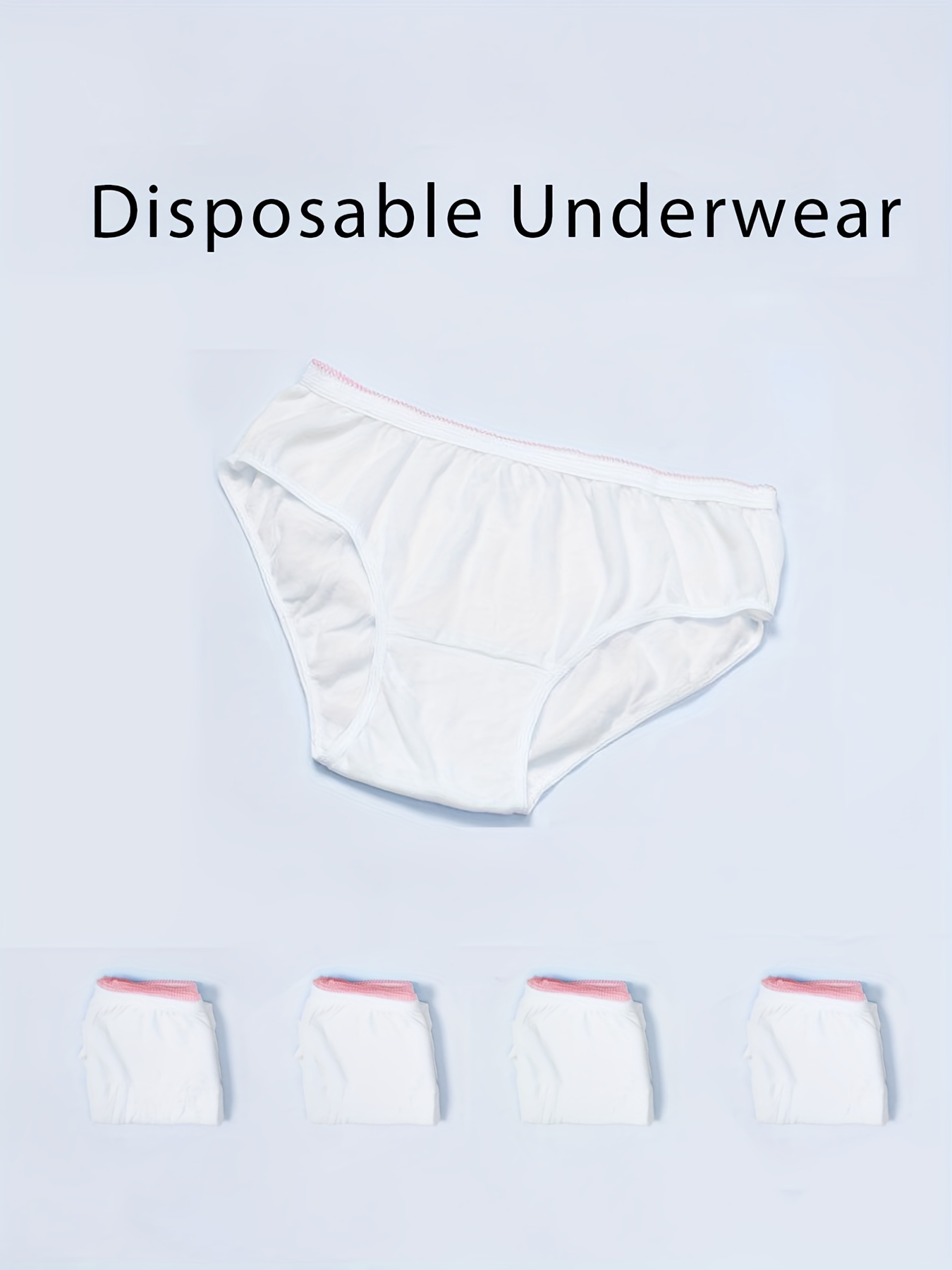 Women's Disposable Underwear Pure Cotton Female Underwear - Temu Austria