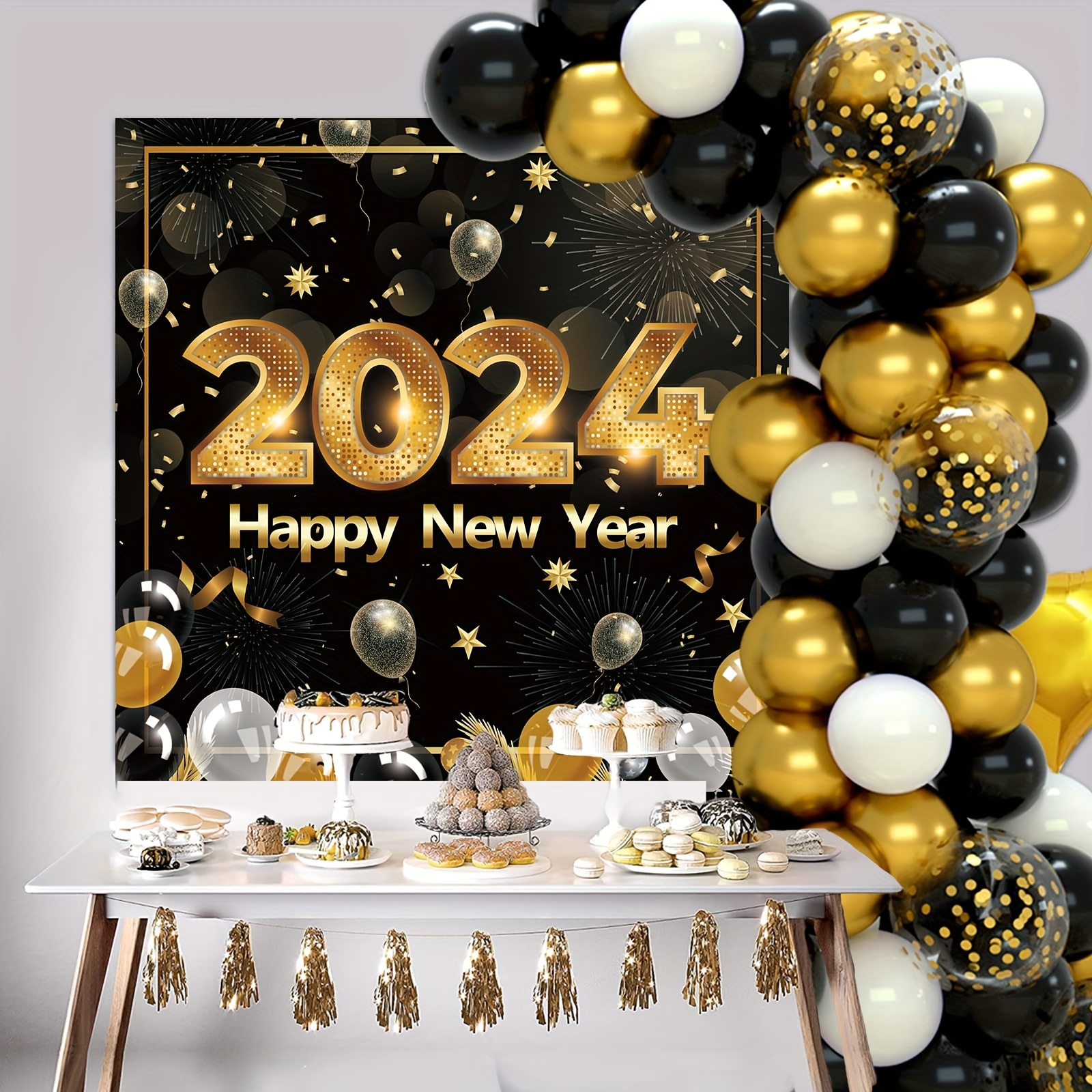 Big Dot Of Happiness 2024 Gold Graduation Decorations - Diy Party