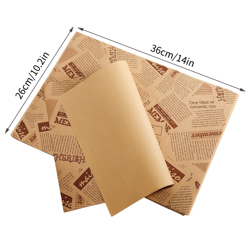 25pcs/ 50pcs/ 100pcs, Air Fryer Parchment Paper, Thickened Baking Paper For  Home Use, Silicone Oil Paper And Absorbent Pad For Party & Birthday & Baking  Tray