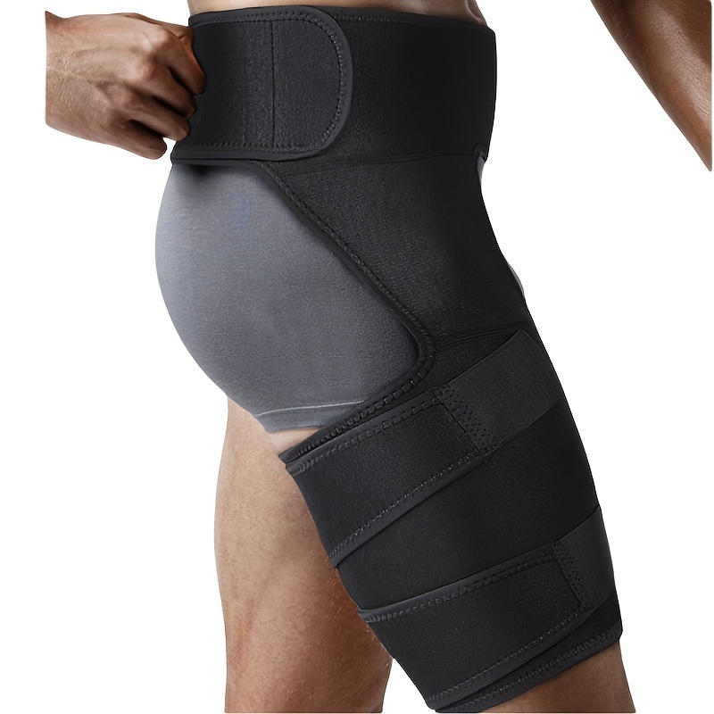 Groin Hip Braces Black Fitness Leggings Groin Belt Anti - Temu