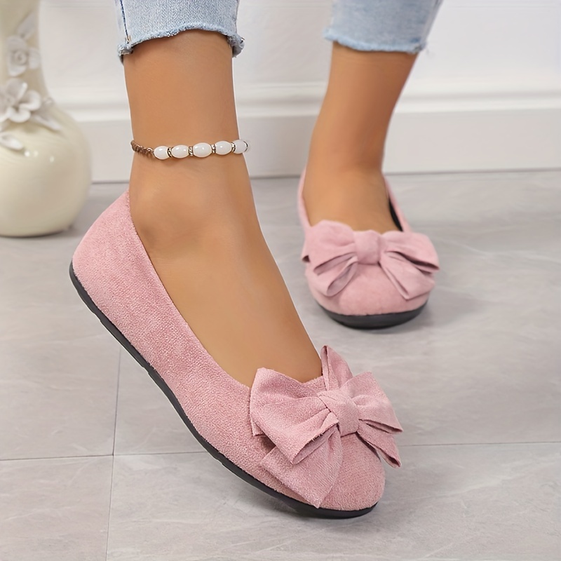 Women's Solid Color Flat Shoes Comfy Slip Soft Sole Shoes - Temu Philippines