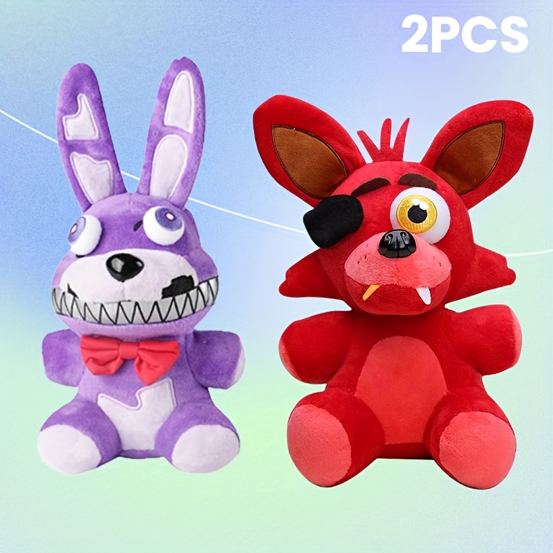 FNAF Plush Stuffed Doll 20cm Security Breach Foxy Bear Cute Animal Five  Nights Plushies for Fans Collections Birthday Gift : : Toys &  Games