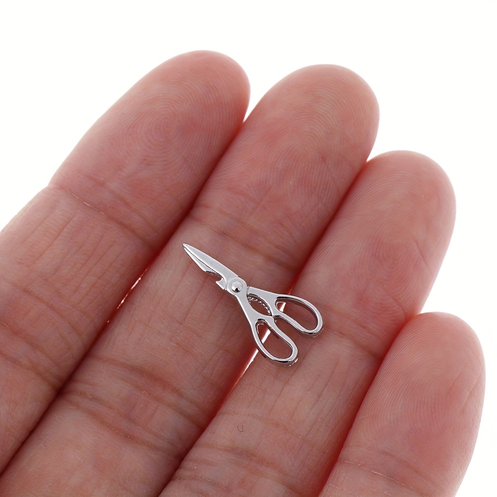 Doll House Mini Sewing Furniture Accessory, Silvery Small Scissors - Temu