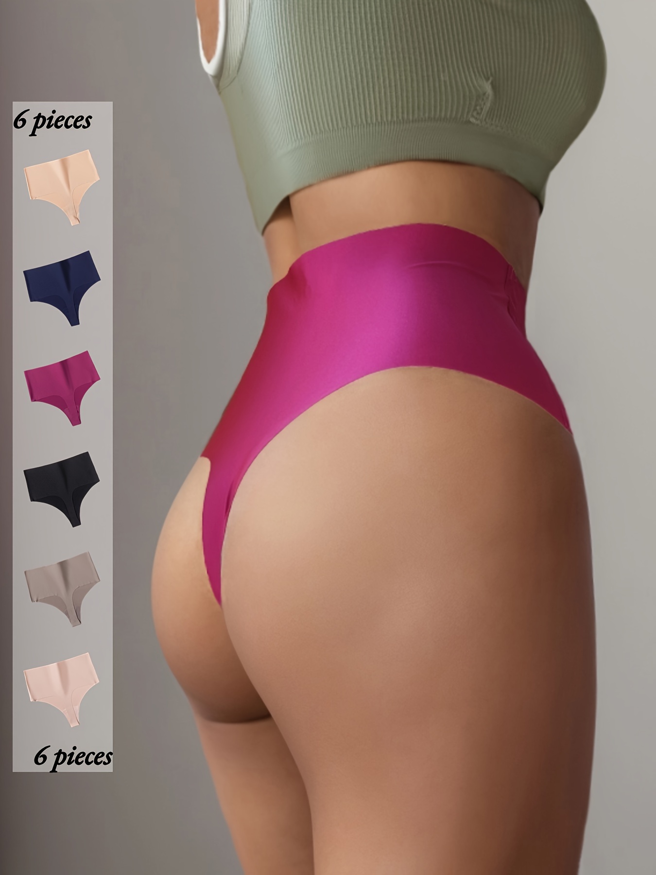 Tahari High-Waist Seamless Panties (3-Pack)