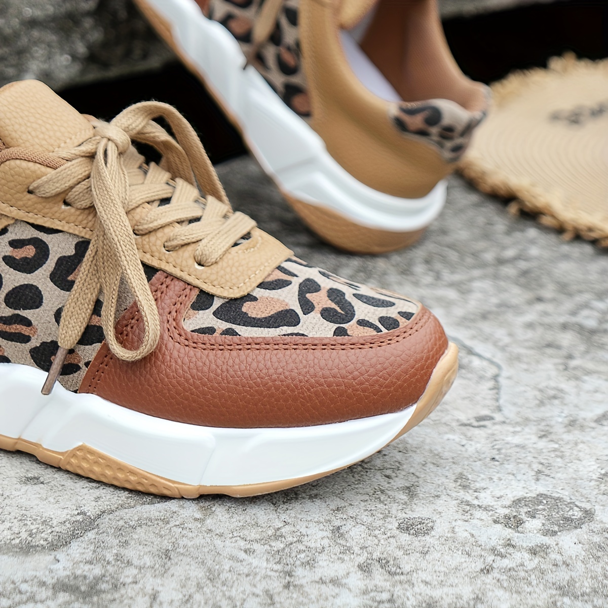 Plateau deals sneakers leopard