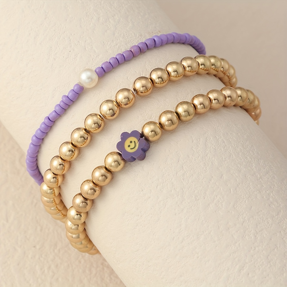 Lavender Pearl Teen Bracelets for Girls, Teenage Birthday Jewelry